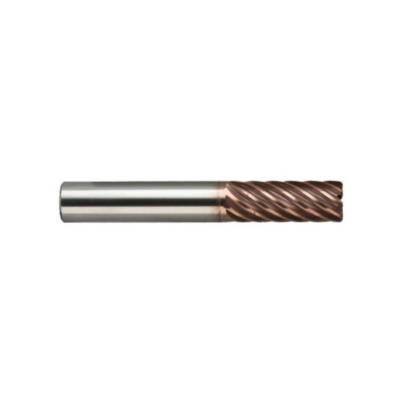 Picture of 380 9 Flute Chipbreaker Endmill 20mm 0.5mm CRadius AX Coated